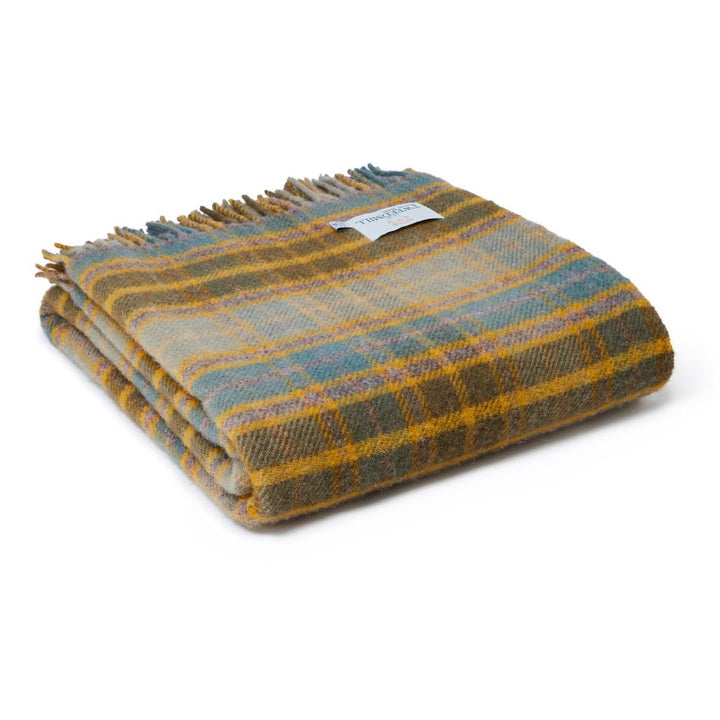 Cottage Check Pure New Wool Blanket