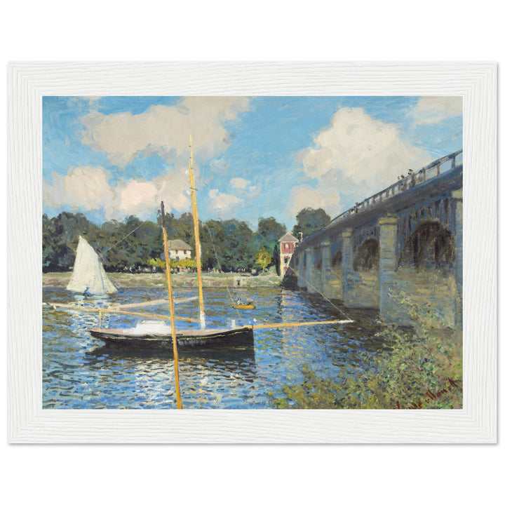 Monet The Bridge at Argenteuil Framed Art