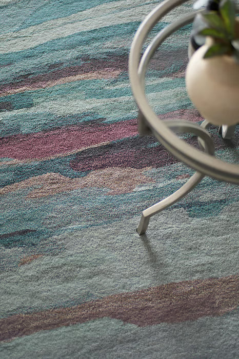 Ocean Abstract Hand Tufted Rug