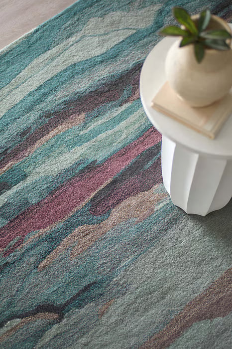Ocean Abstract Hand Tufted Rug