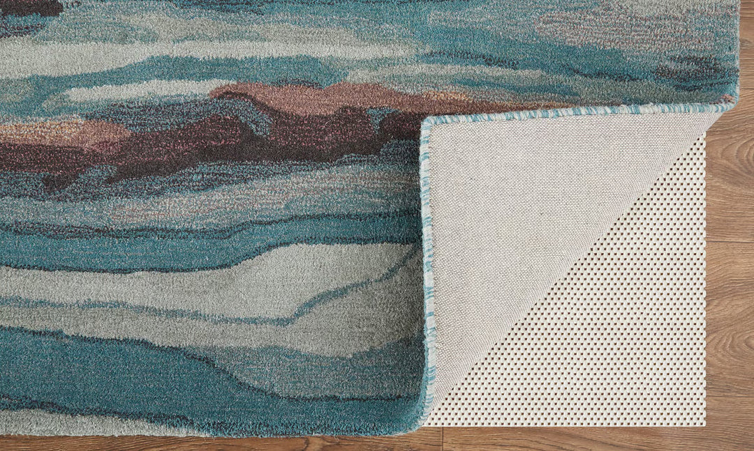 Ocean Abstract Hand Tufted Rug