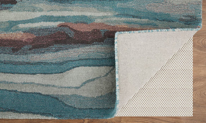 Ocean Abstract Hand Tufted Rug