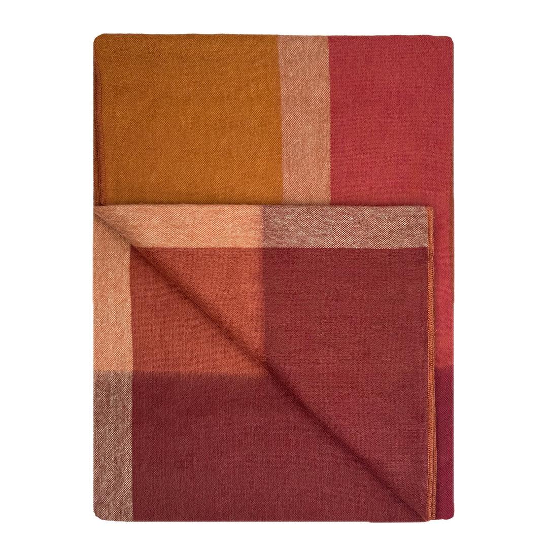 Alpaca Plaid Throw Blanket