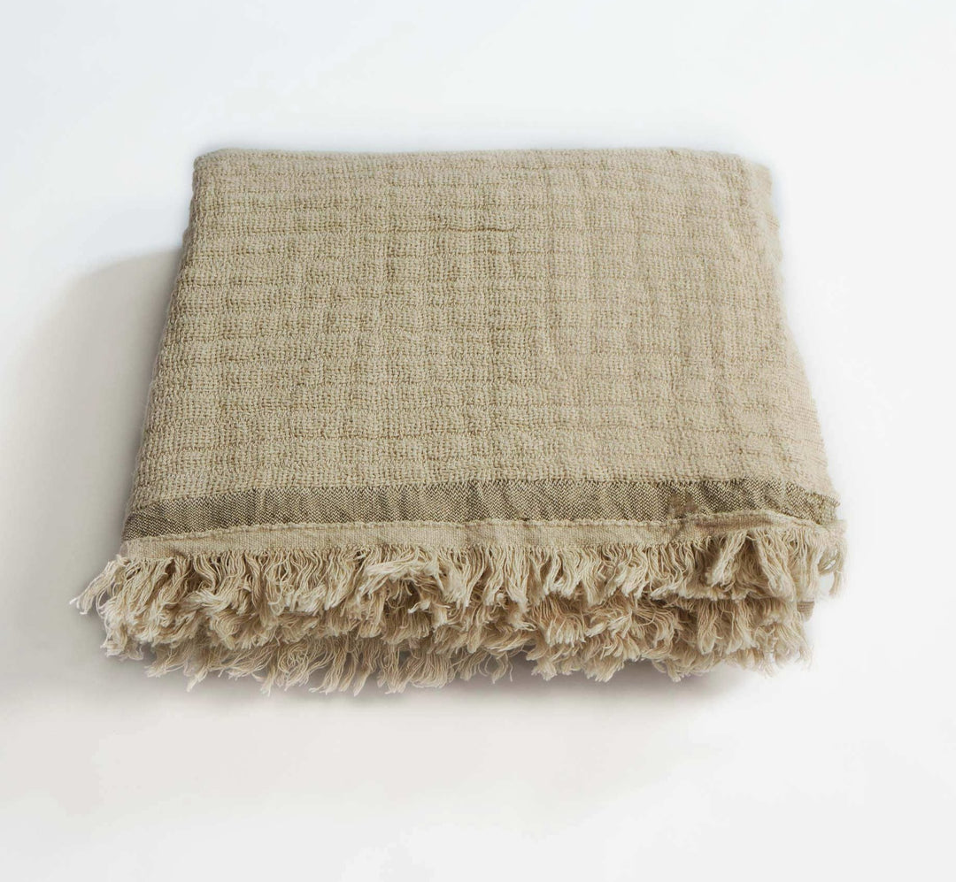 Camilla Linen Throw Blanket