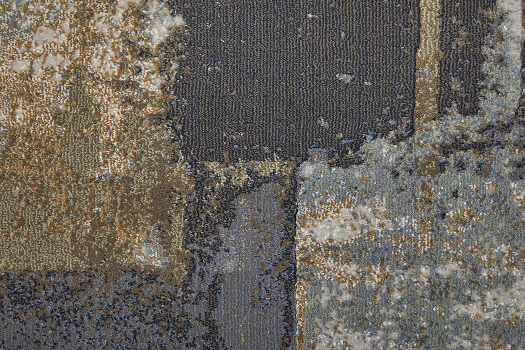 Clio Mocha Abstract Area Rug