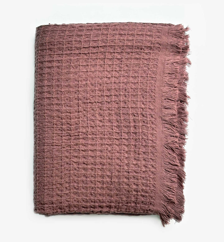 Drift Waffle Throw Blanket