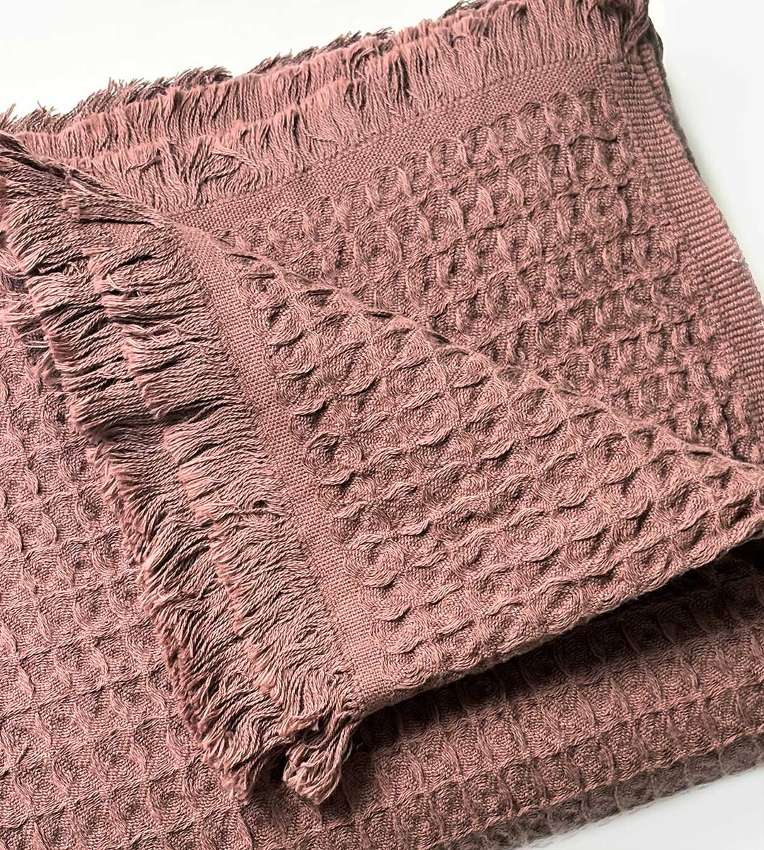 Drift Waffle Throw Blanket