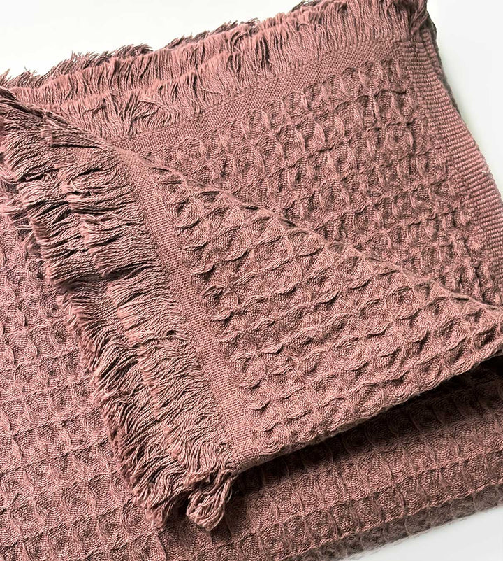 Drift Waffle Throw Blanket