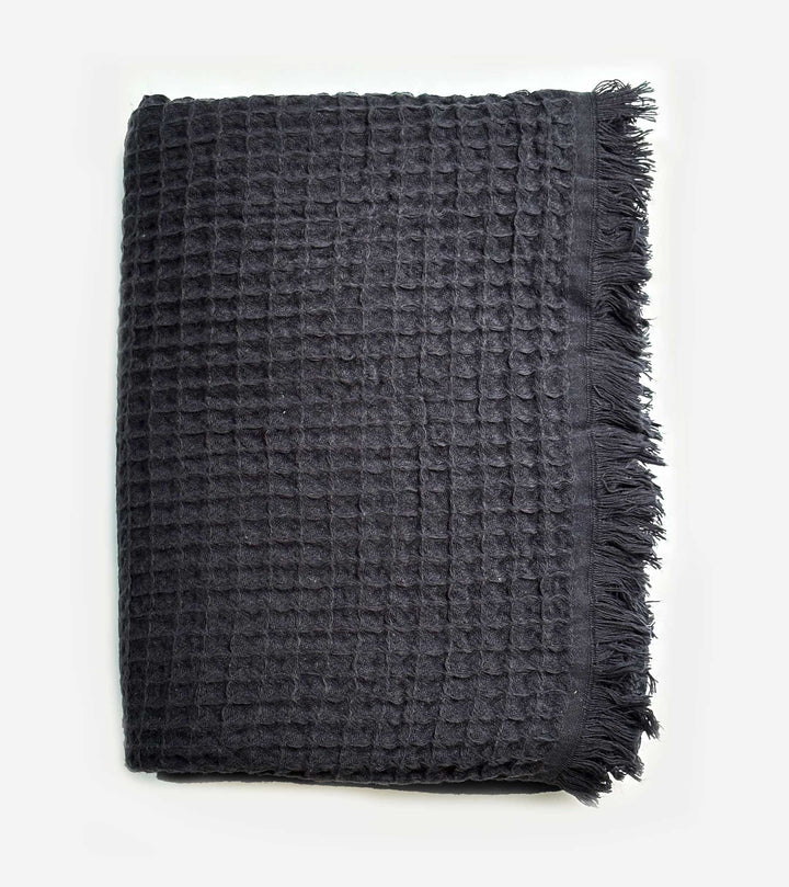 Drift Waffle Throw Blanket