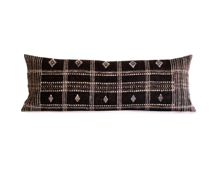Lolita Wool XL Lumbar Pillow Cover Black