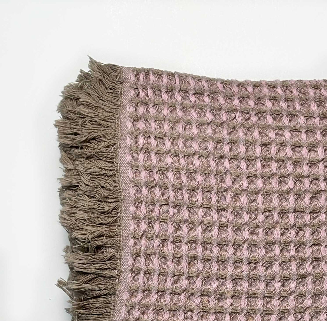 Mosaic Waffle Throw Blanket