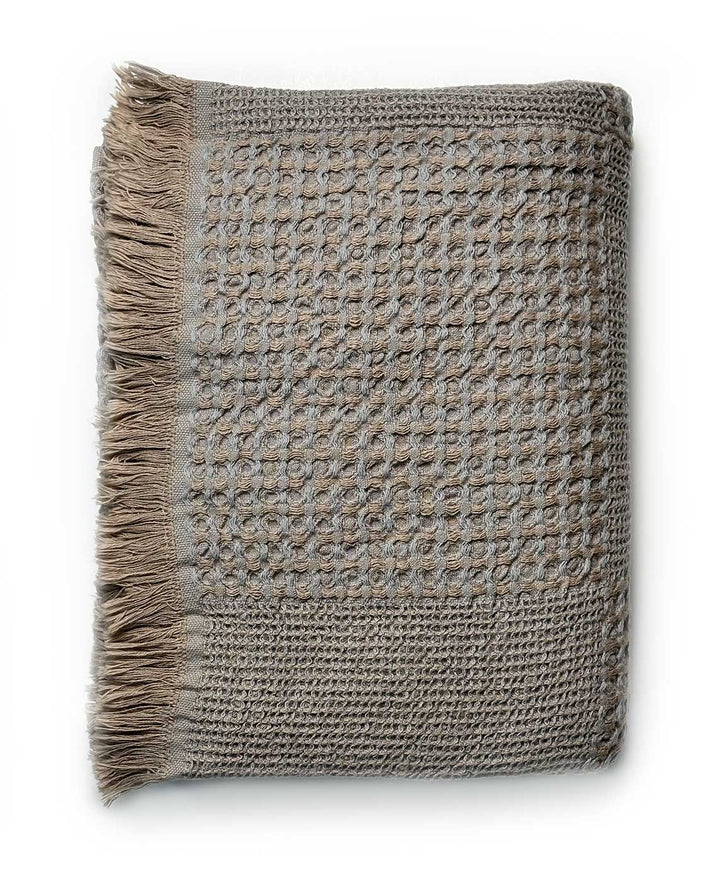 Mosaic Waffle Throw Blanket