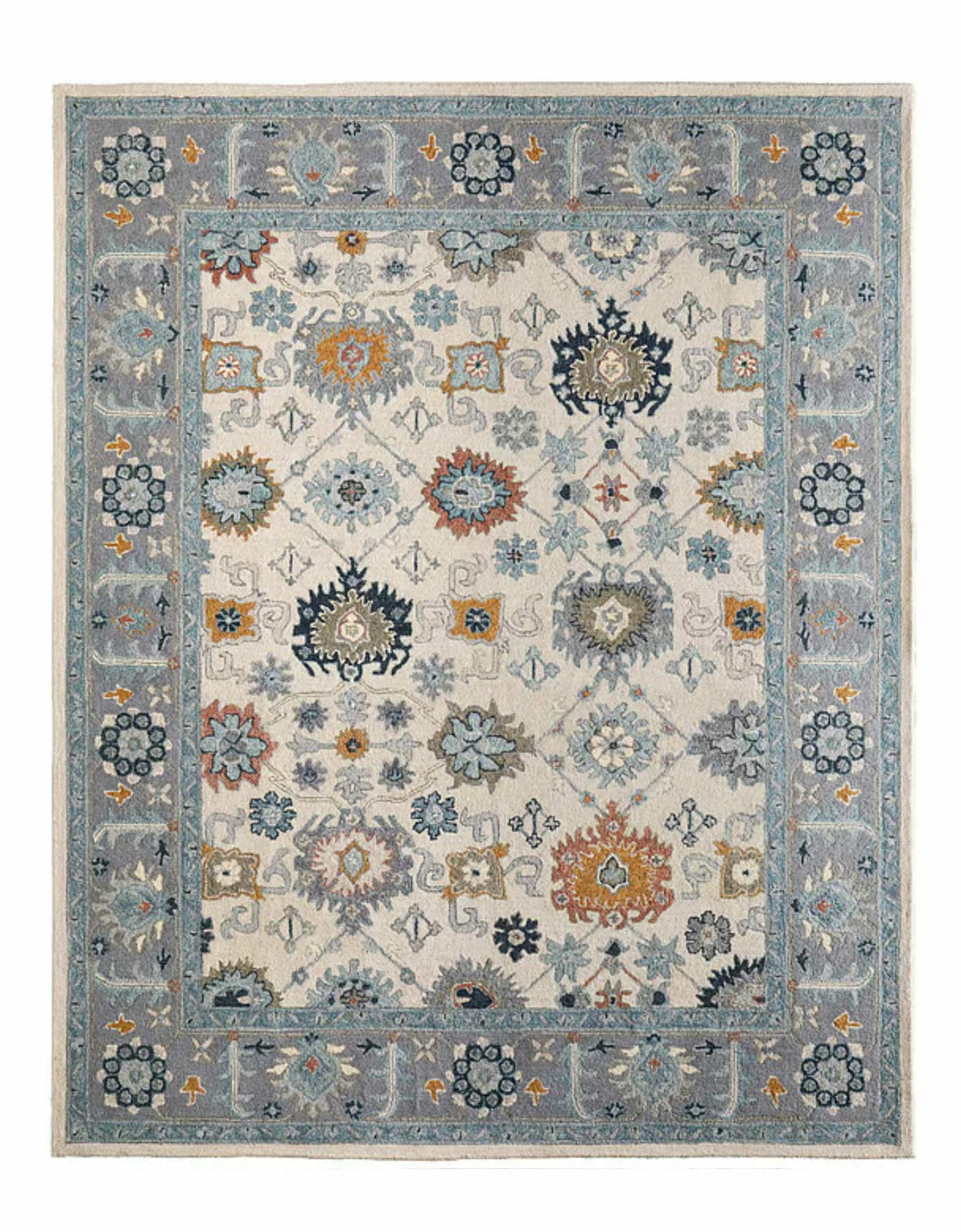 Springfield Blue Hand Tufted Rug