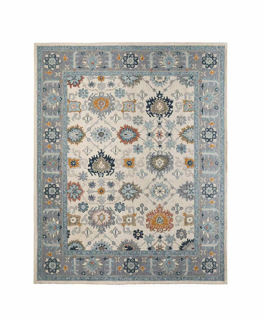 Springfield Blue Hand Tufted Rug