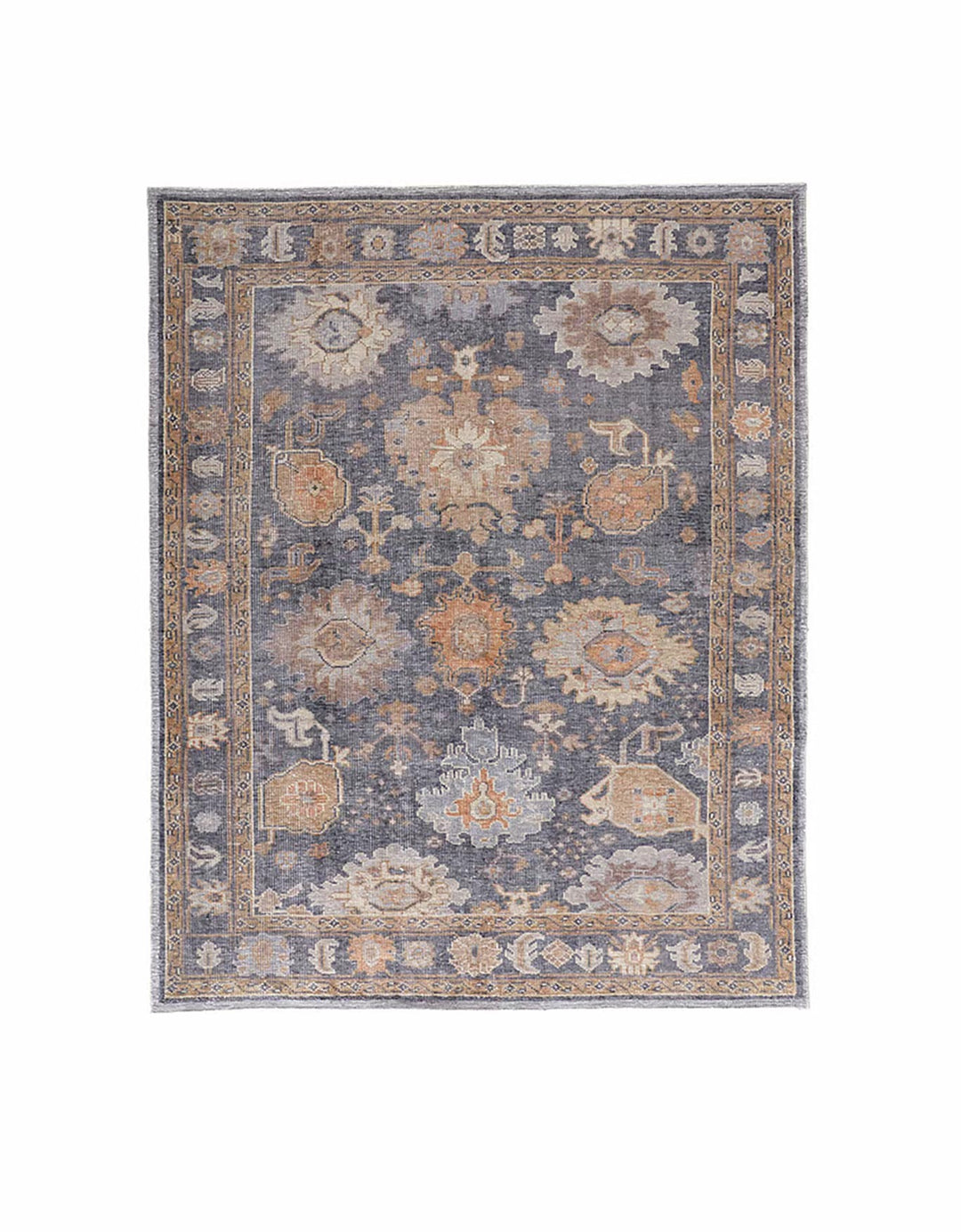 Wendover Hand Knotted Rug - Charcoal