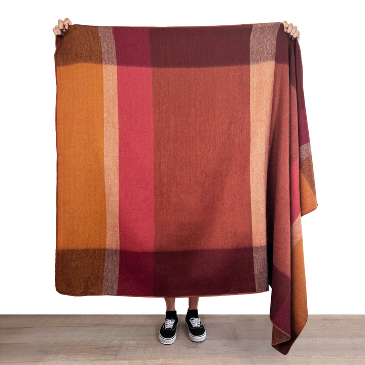 Alpaca Plaid Throw Blanket