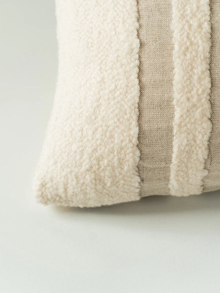 Boucle Stripe Lumbar Pillow