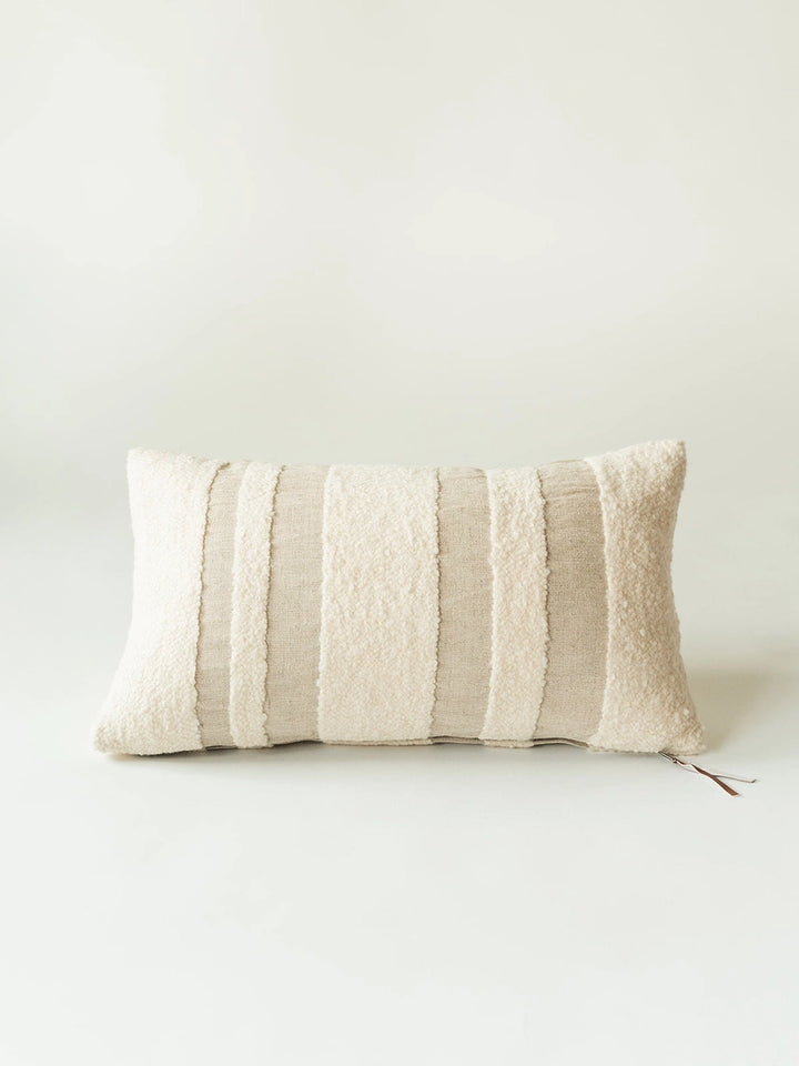 Boucle Stripe Lumbar Pillow