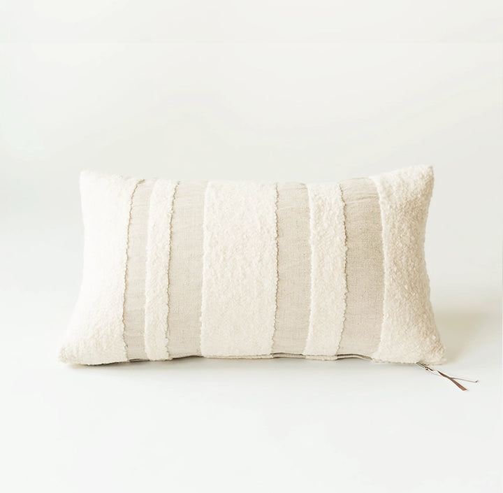 Boucle Stripe Lumbar Pillow