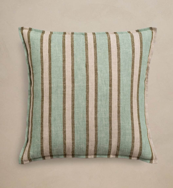 Cabana Striped Linen Pillow Cover
