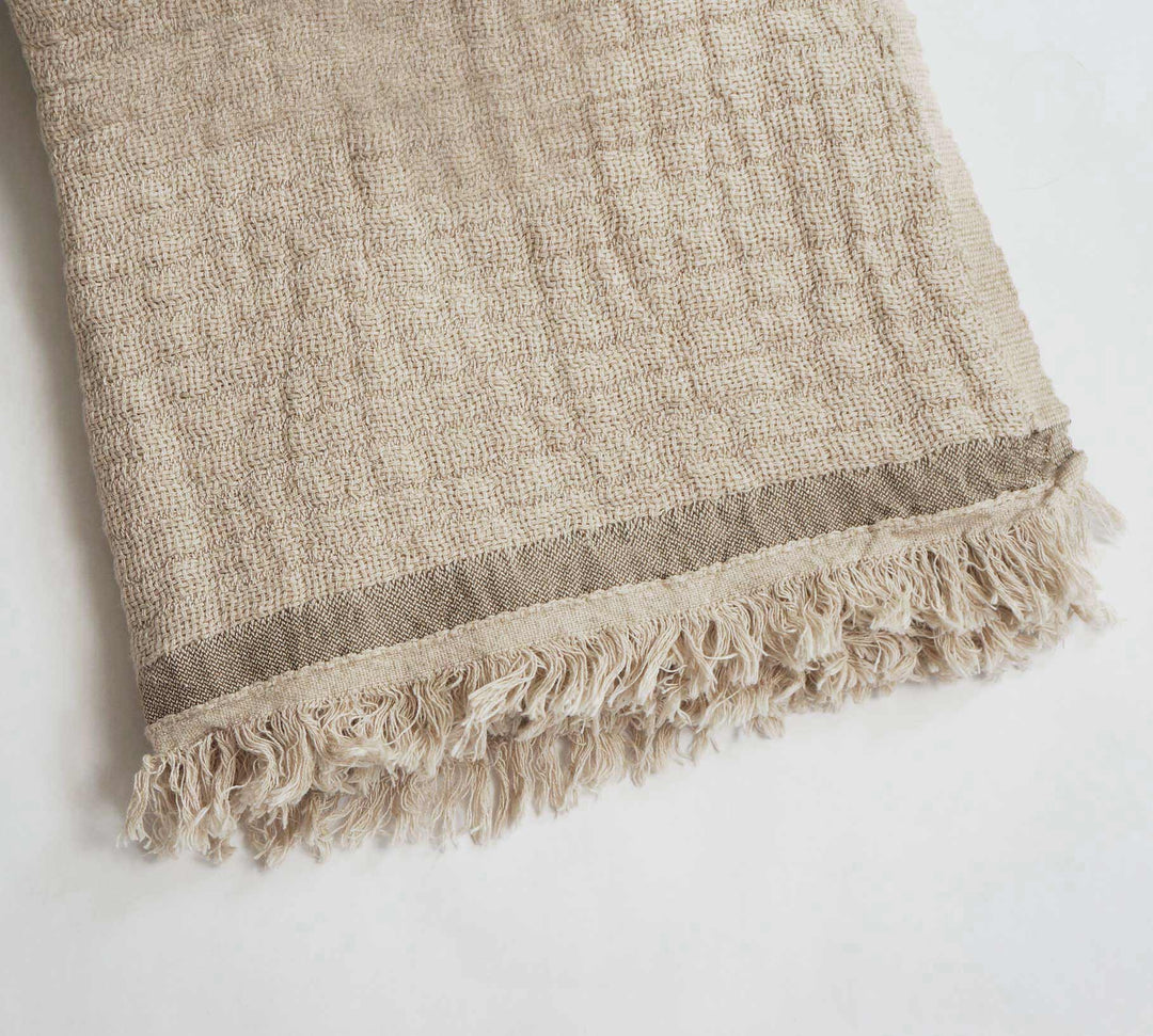 Camilla Linen Throw Blanket