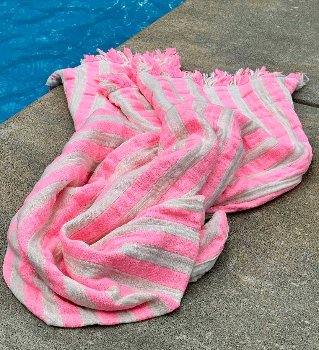 Candy Stripe Turkish Towel