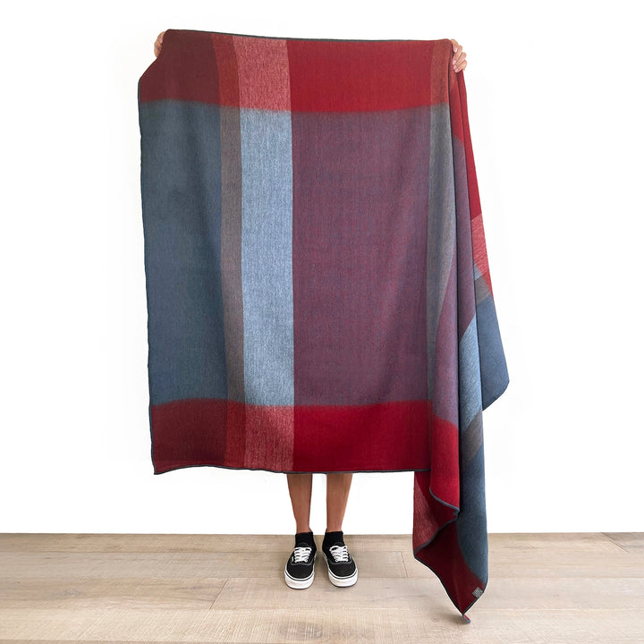 Alpaca Plaid Throw Blanket