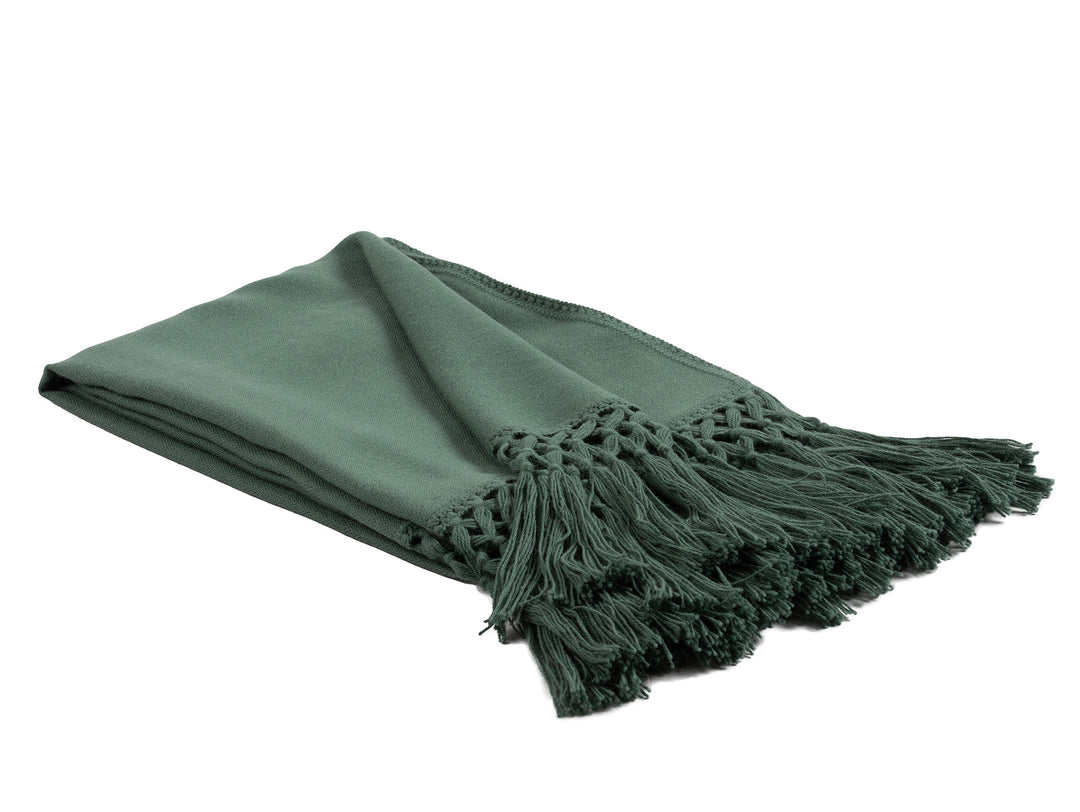 Lourdes Alpaca Tassel Throw Blanket