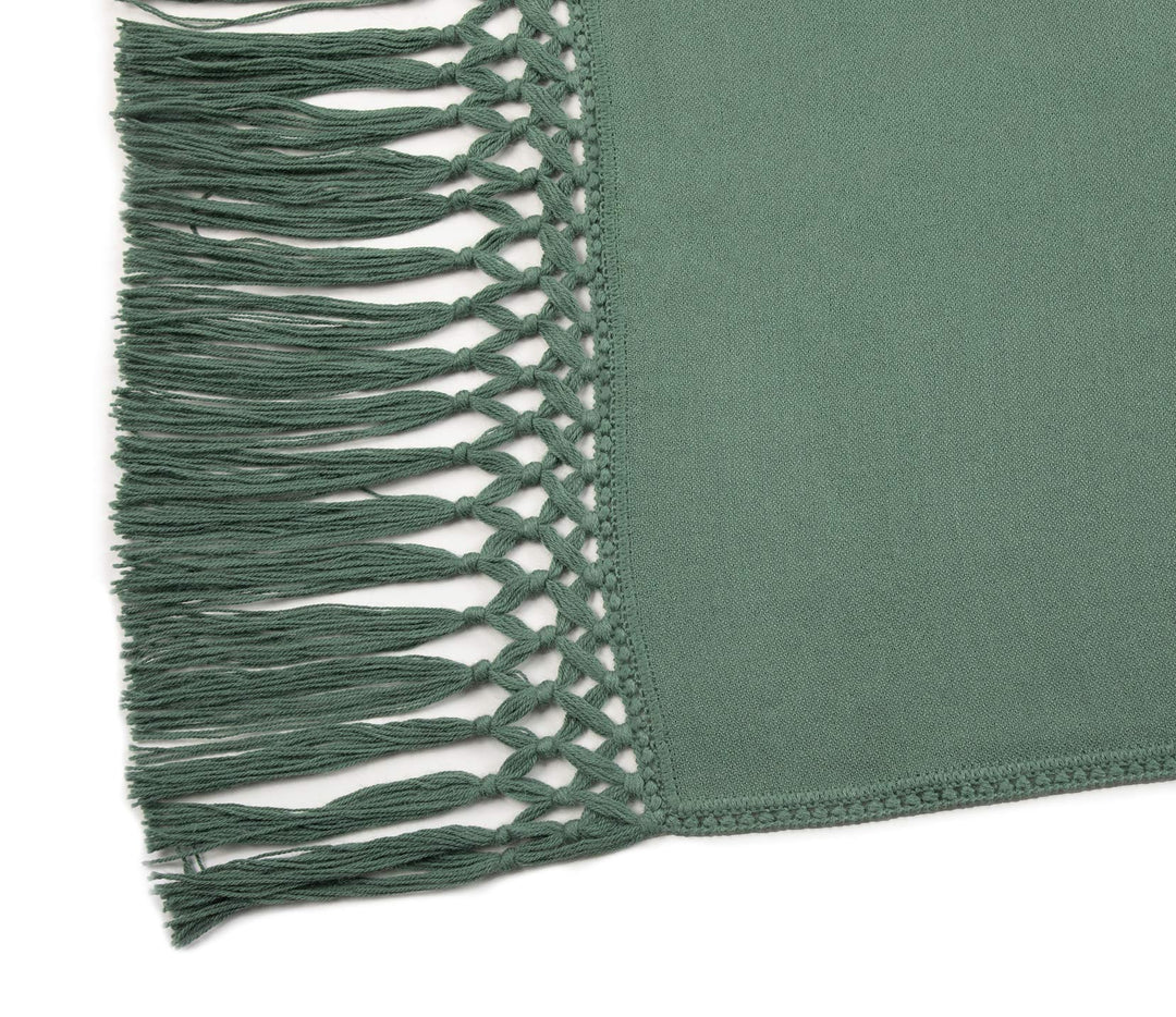 Lourdes Alpaca Tassel Throw Blanket