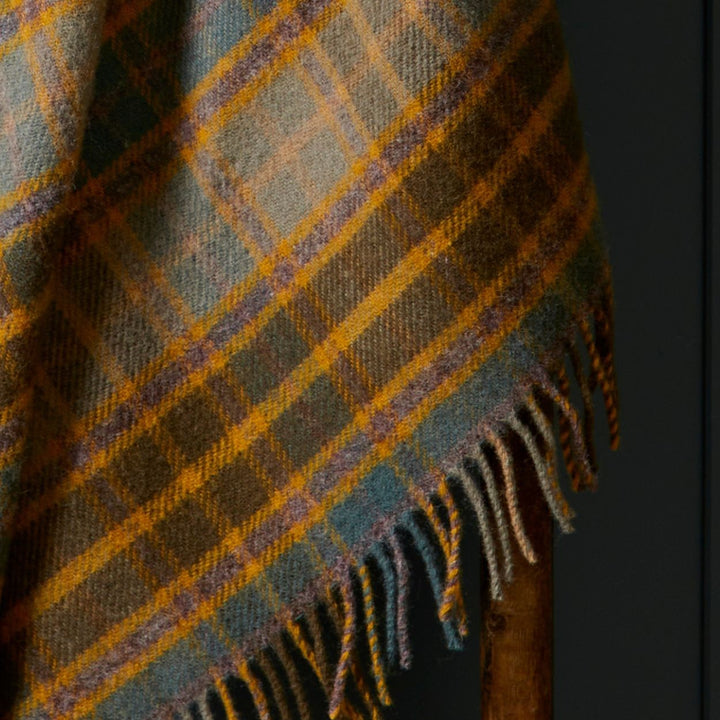 Cottage Check Pure New Wool Blanket