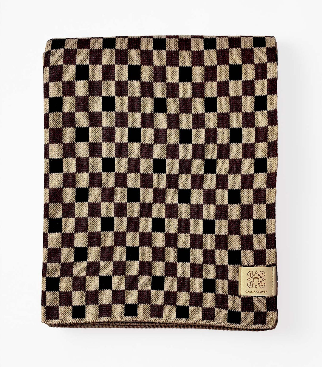 Preston Checkered Knit Blanket