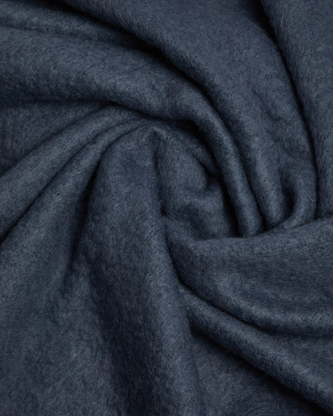 Midnight Navy Mohair Throw