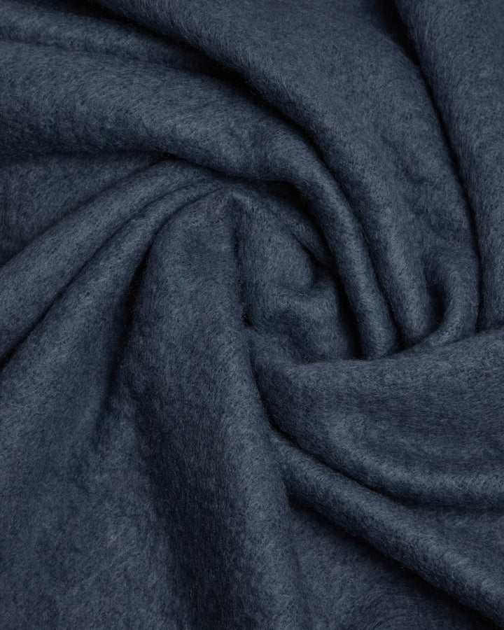 Midnight Navy Mohair Throw