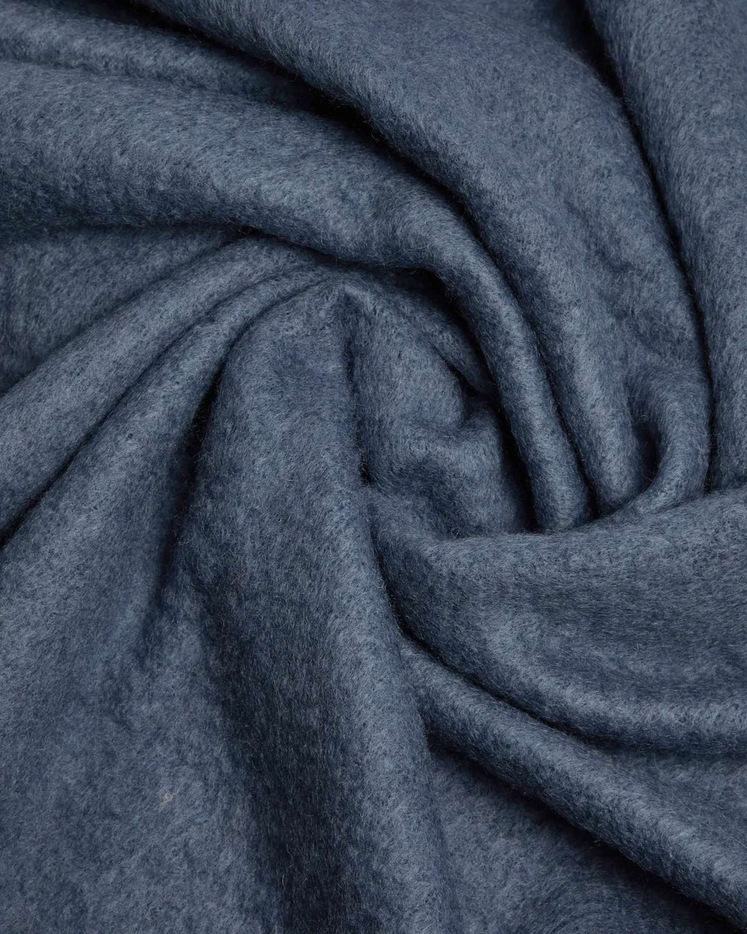 Navy Mohair Throw