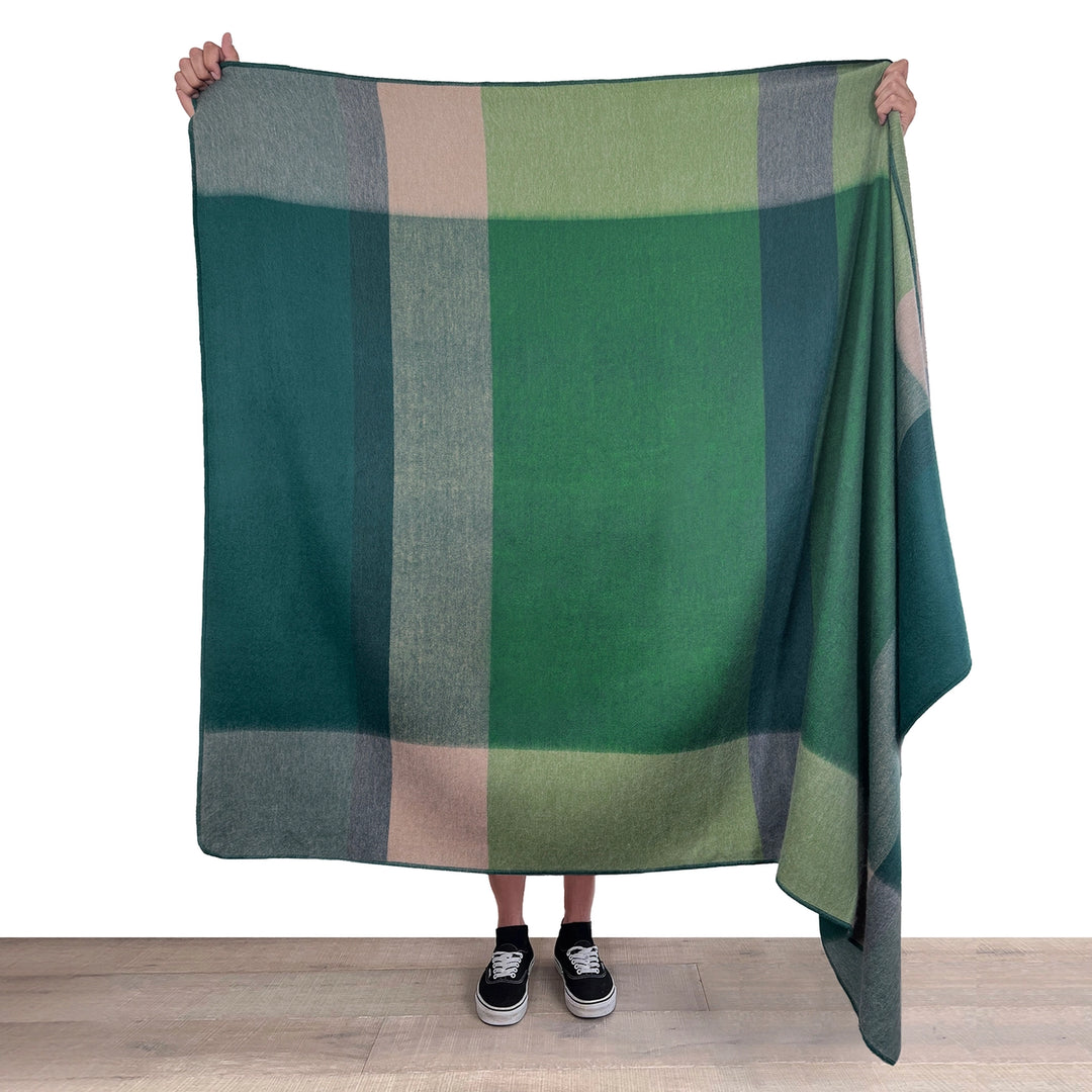 Alpaca Plaid Throw Blanket