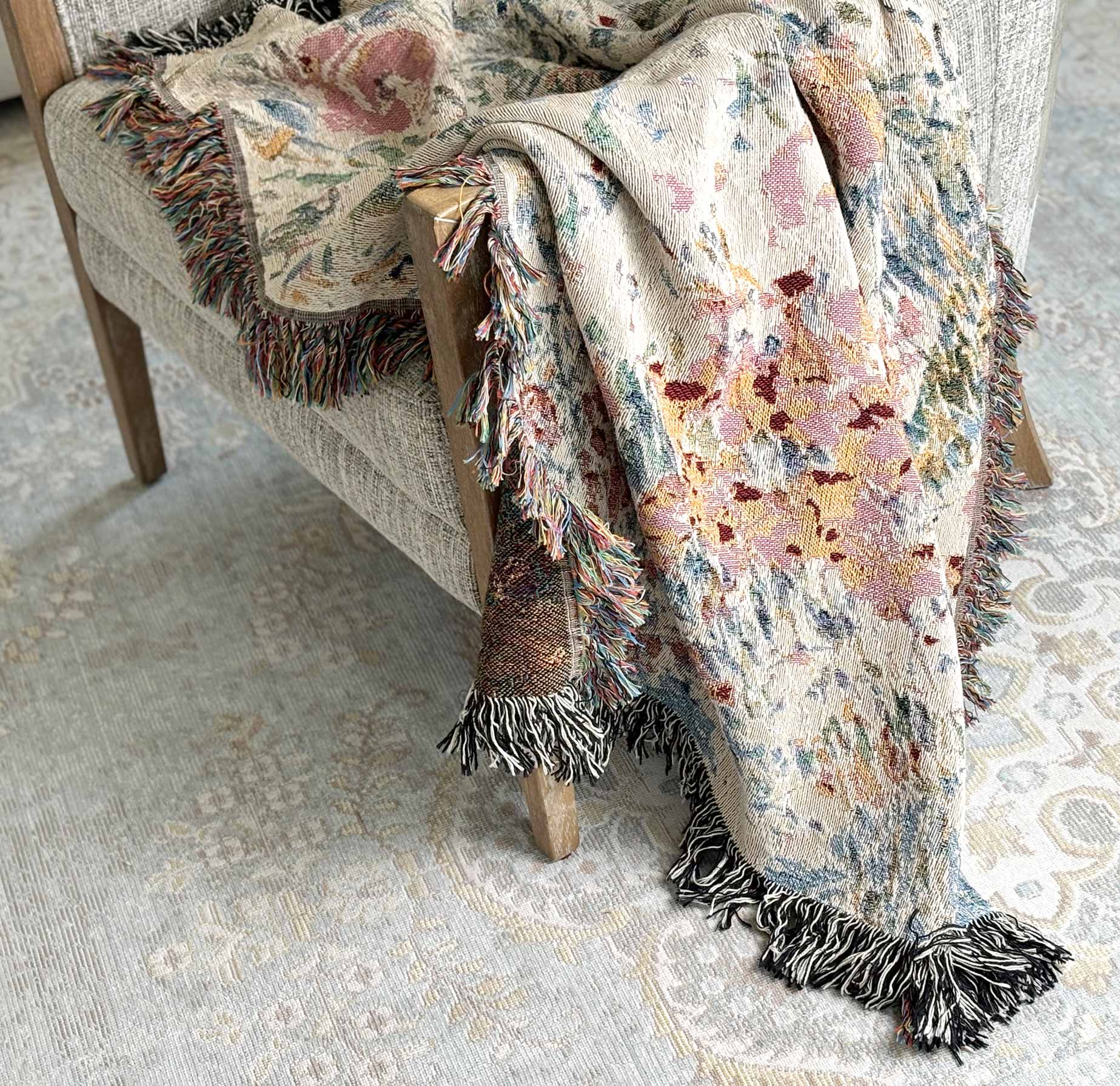 Island Garden Woven Blanket – Cassia Clover