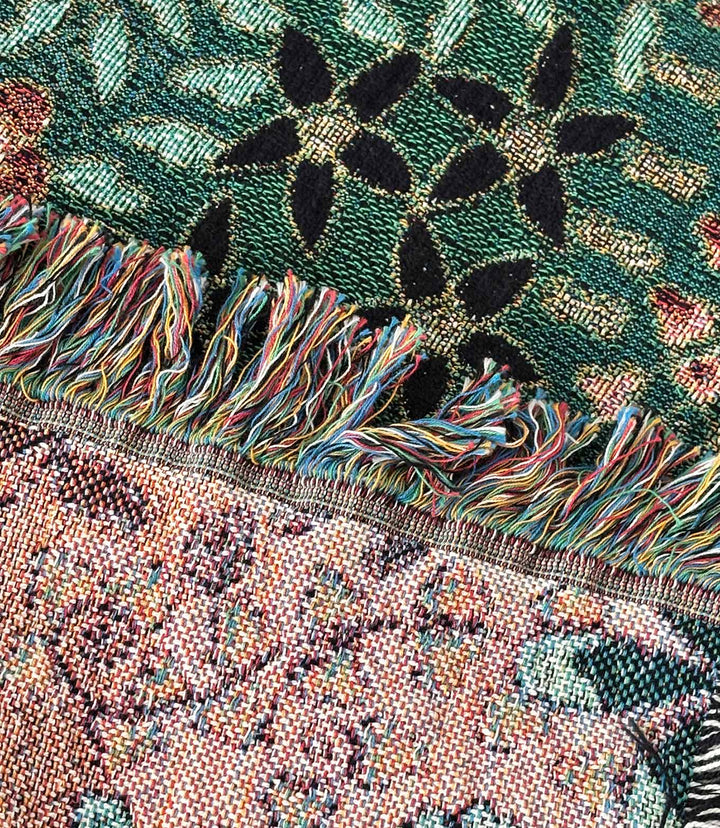 Jardin Floral Woven Blanket