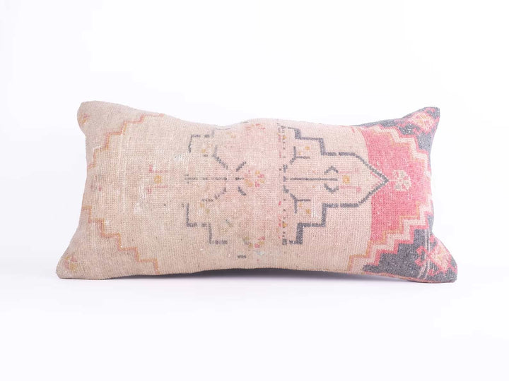 Kalesi Turkish Kilim Lumbar Pillow Cover