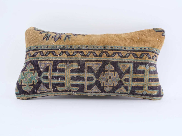 Kiral Turkish Kilim Lumbar Pillow Cover