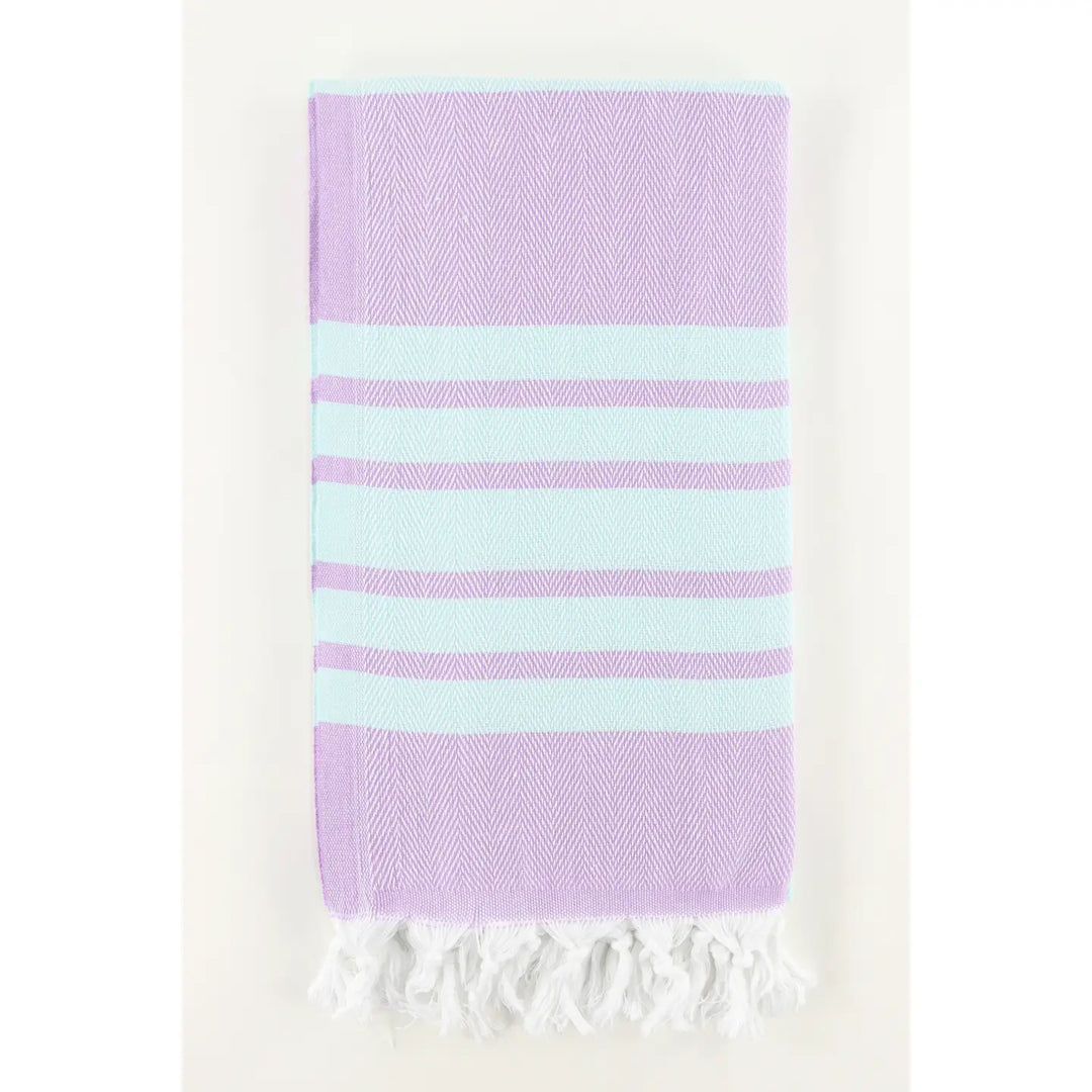 Lilac Mint Peshtemal Turkish Towel