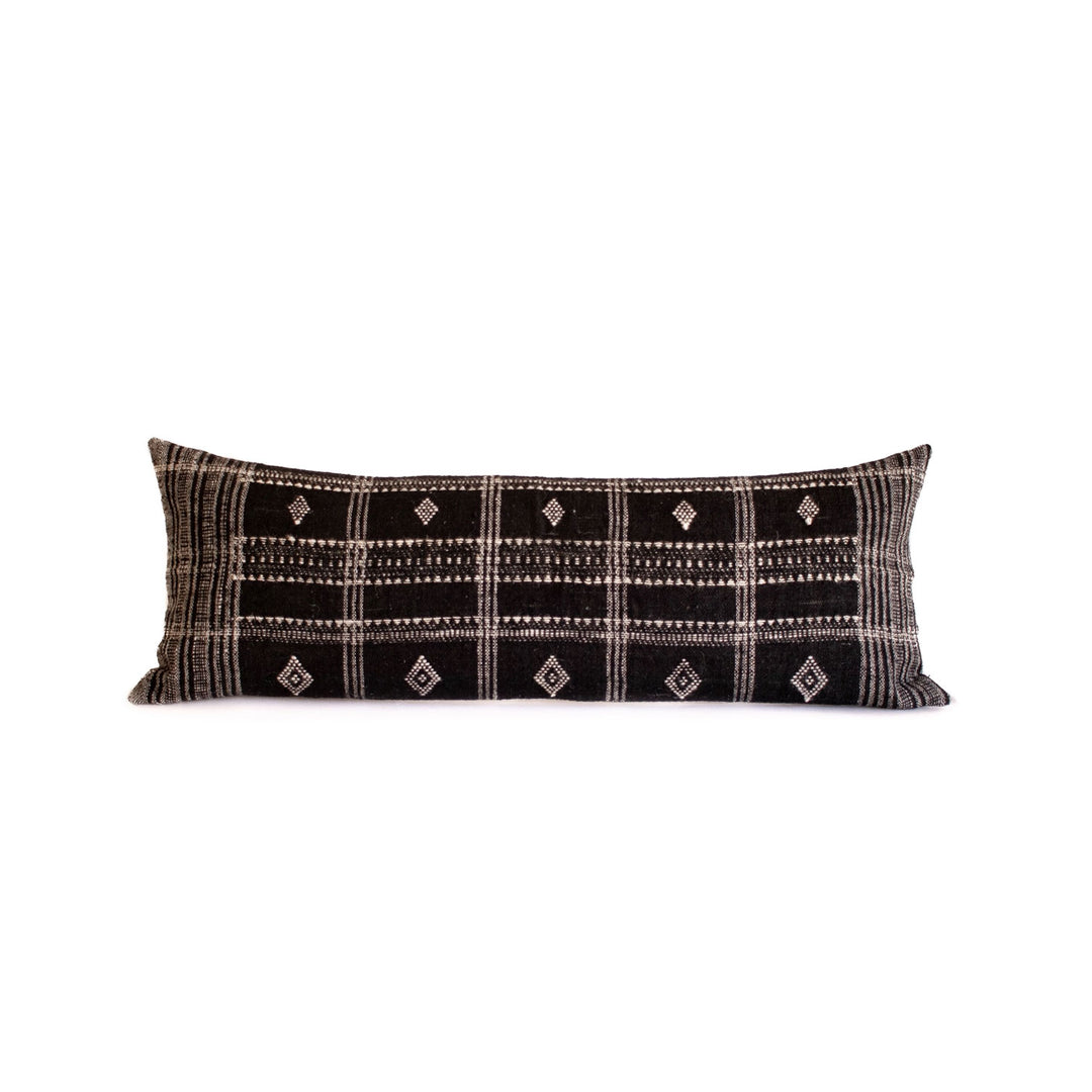 Lolita Wool XL Lumbar Pillow Cover Black