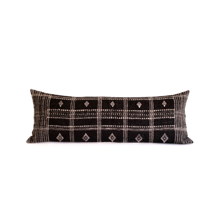 Lolita Wool XL Lumbar Pillow Cover Black