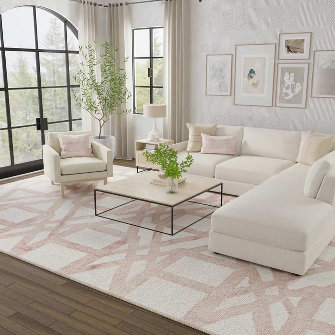 Lorrain Blush Hand Tufted Rug