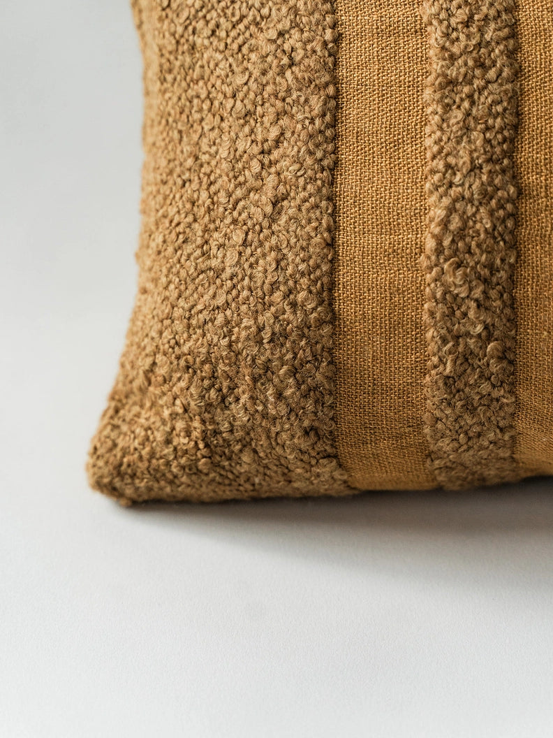 Boucle Stripe Lumbar Pillow