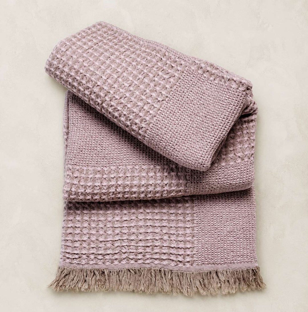 Mosaic Waffle Throw Blanket