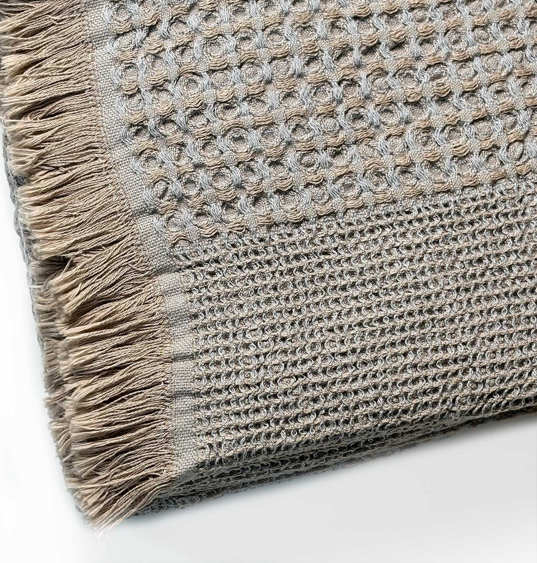 Mosaic Waffle Throw Blanket