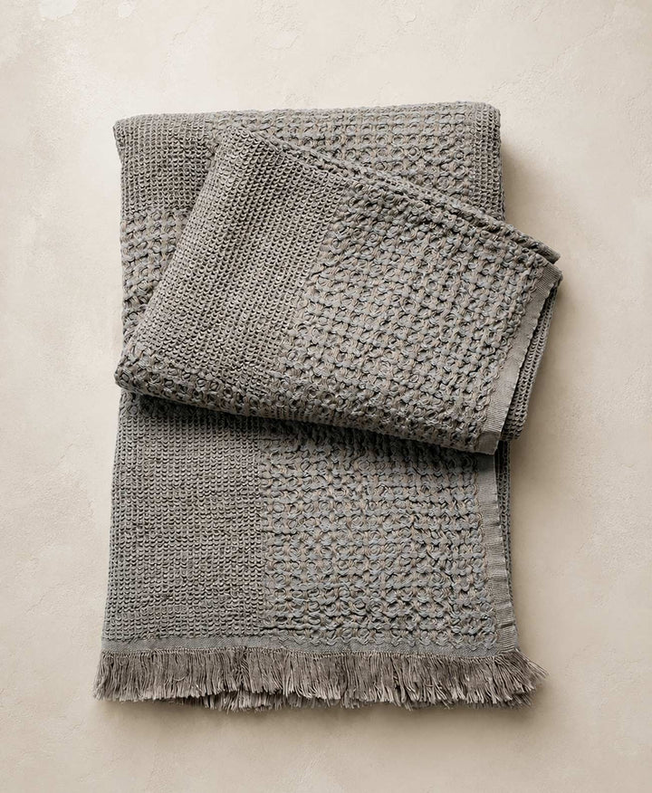 Mosaic Waffle Throw Blanket