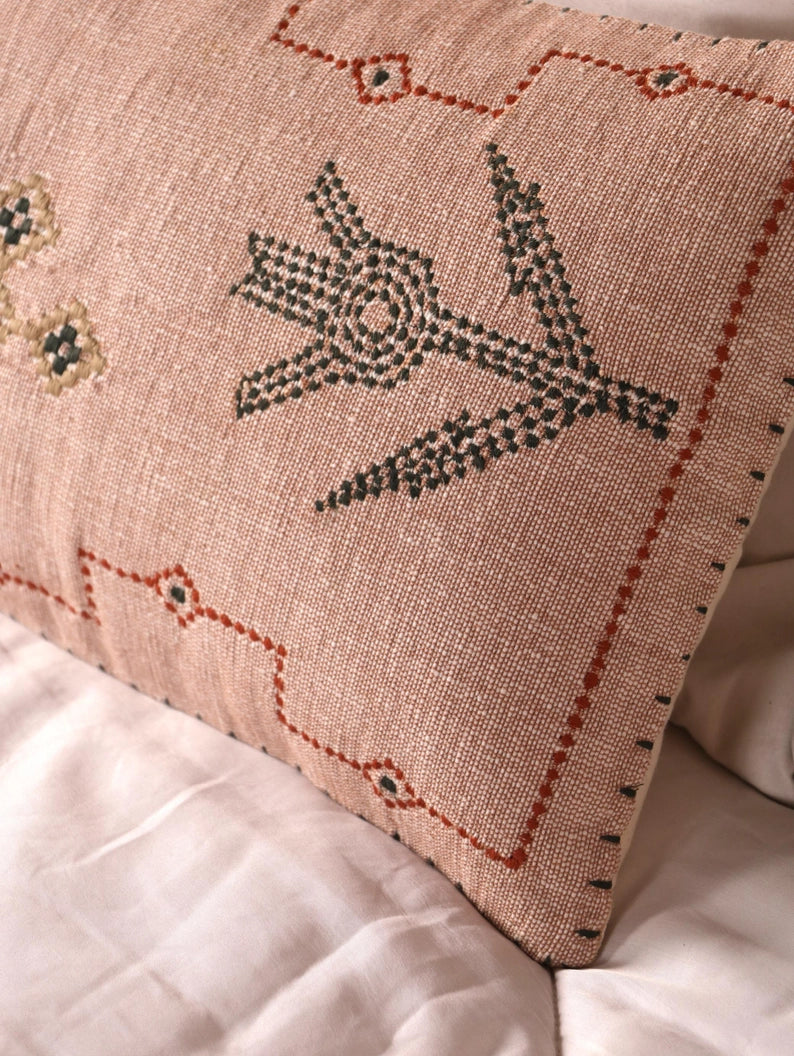 Nora Moroccan Inspired Lumbar Pillow Cover