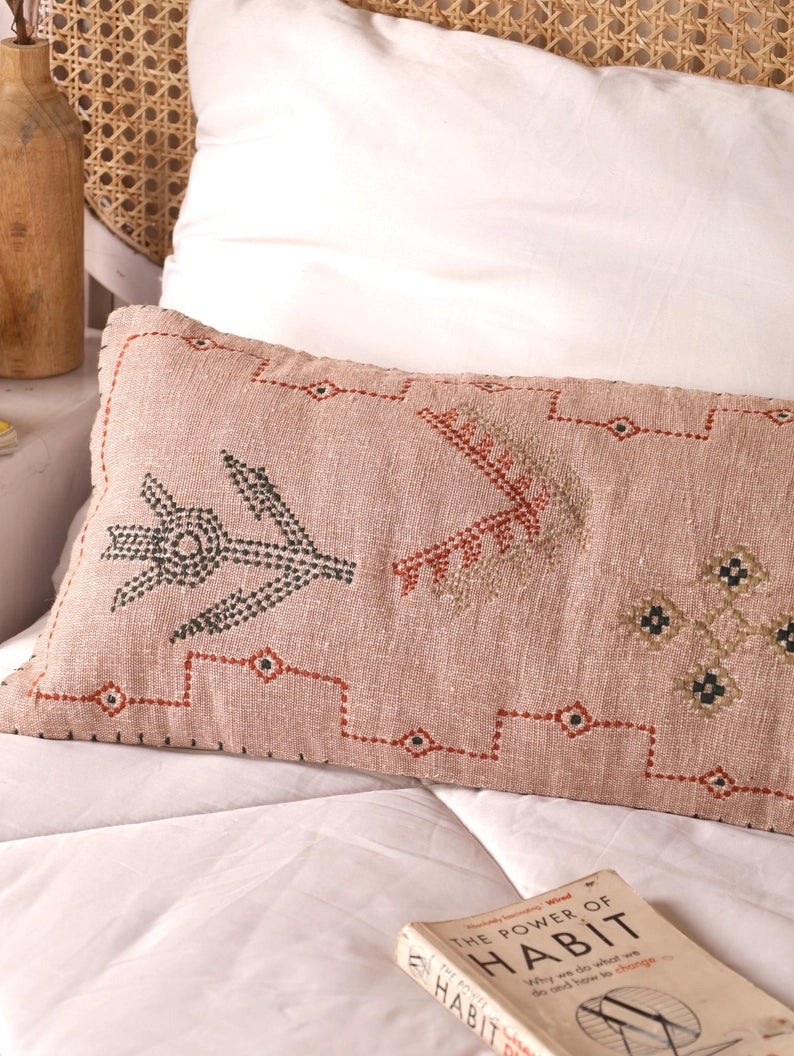 Nora Moroccan Inspired Lumbar Pillow Cover