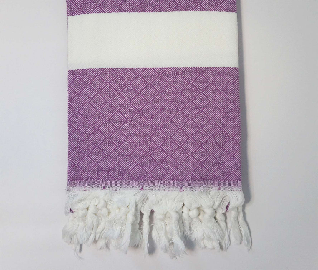 Pyramis Purple Peshtemal Turkish Towel